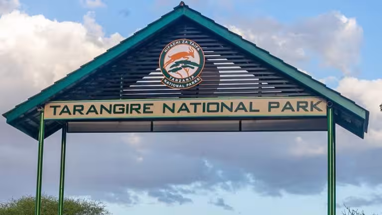 Tarangire National Park Entrance Gates